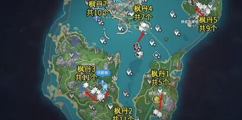 原神虹彩蔷薇高效采集路线指南