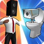 马桶人大战监控人畅玩无广告对决v1.0 内置菜单版